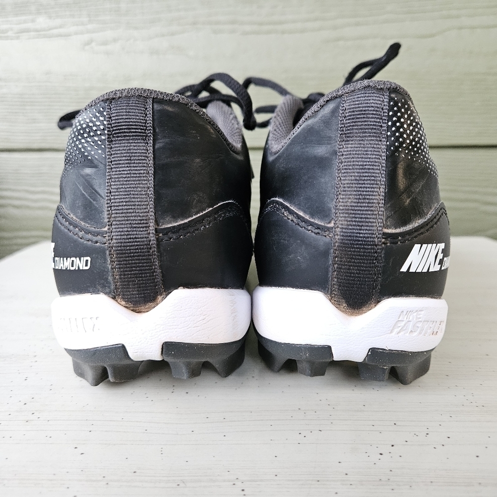 Nike Alpha Huarache Elite 4 Low DJ6524-011 Baseball Cleats Black Men’s Size 9.5 - Picture 7 of 16